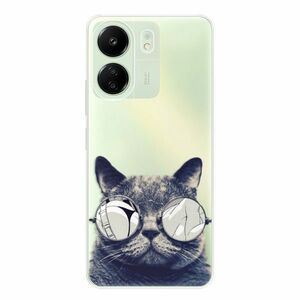 Odolné silikonové pouzdro iSaprio - Crazy Cat 01 - Xiaomi Redmi 13C obraz