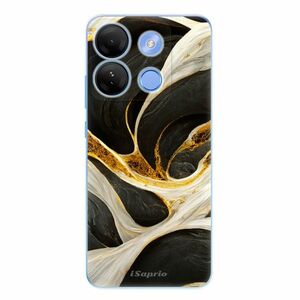 Odolné silikonové pouzdro iSaprio - Black and Gold - Infinix Smart 7 obraz