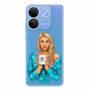 Odolné silikonové pouzdro iSaprio - Coffe Now - Blond - Infinix Smart 7 obraz