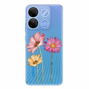 Odolné silikonové pouzdro iSaprio - Three Flowers - Infinix Smart 7 obraz