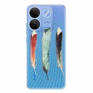 Odolné silikonové pouzdro iSaprio - Three Feathers - Infinix Smart 7 obraz