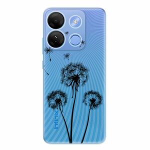 Odolné silikonové pouzdro iSaprio - Three Dandelions - black - Infinix Smart 7 obraz