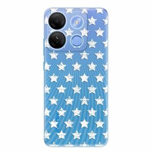 Odolné silikonové pouzdro iSaprio - Stars Pattern - white - Infinix Smart 7 obraz