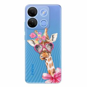 Odolné silikonové pouzdro iSaprio - Lady Giraffe - Infinix Smart 7 obraz