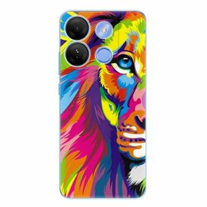 Odolné silikonové pouzdro iSaprio - Rainbow Lion - Infinix Smart 7 obraz