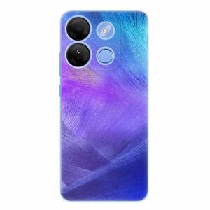 Odolné silikonové pouzdro iSaprio - Purple Feathers - Infinix Smart 7 obraz