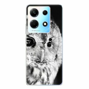 Odolné silikonové pouzdro iSaprio - BW Owl - Infinix Note 30 obraz