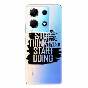 Odolné silikonové pouzdro iSaprio - Start Doing - black - Infinix Note 30 obraz