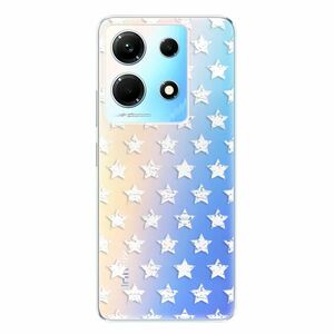 Odolné silikonové pouzdro iSaprio - Stars Pattern - white - Infinix Note 30 obraz