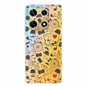 Odolné silikonové pouzdro iSaprio - Vintage Pattern 01 - black - Infinix Note 30 PRO obraz