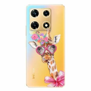 Odolné silikonové pouzdro iSaprio - Lady Giraffe - Infinix Note 30 PRO obraz