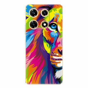 Odolné silikonové pouzdro iSaprio - Rainbow Lion - Infinix Note 30 PRO obraz