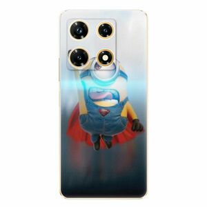 Odolné silikonové pouzdro iSaprio - Mimons Superman 02 - Infinix Note 30 PRO obraz