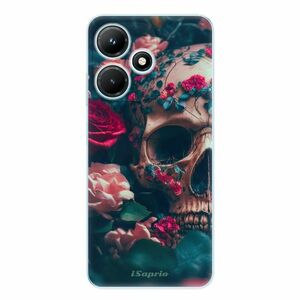 Odolné silikonové pouzdro iSaprio - Skull in Roses - Infinix Hot 30i obraz