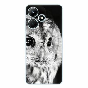 Odolné silikonové pouzdro iSaprio - BW Owl - Infinix Hot 30i obraz