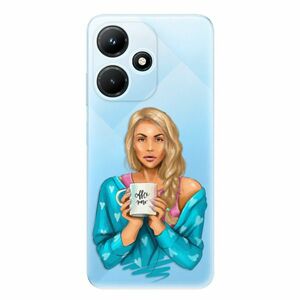 Odolné silikonové pouzdro iSaprio - Coffe Now - Blond - Infinix Hot 30i obraz