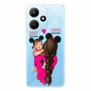 Odolné silikonové pouzdro iSaprio - Mama Mouse Brunette and Girl - Infinix Hot 30i obraz