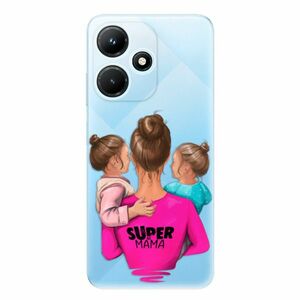 Odolné silikonové pouzdro iSaprio - Super Mama - Two Girls - Infinix Hot 30i obraz