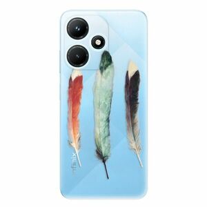 Odolné silikonové pouzdro iSaprio - Three Feathers - Infinix Hot 30i obraz