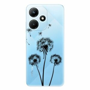 Odolné silikonové pouzdro iSaprio - Three Dandelions - black - Infinix Hot 30i obraz