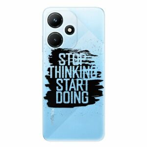 Odolné silikonové pouzdro iSaprio - Start Doing - black - Infinix Hot 30i obraz