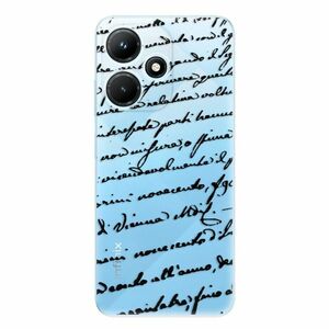 Odolné silikonové pouzdro iSaprio - Handwriting 01 - black - Infinix Hot 30i obraz