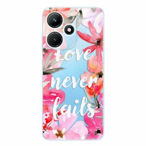 Odolné silikonové pouzdro iSaprio - Love Never Fails - Infinix Hot 30i obraz