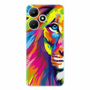 Odolné silikonové pouzdro iSaprio - Rainbow Lion - Infinix Hot 30i obraz