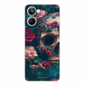 Odolné silikonové pouzdro iSaprio - Skull in Roses - Realme 10 obraz