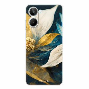 Odolné silikonové pouzdro iSaprio - Gold Petals - Realme 10 obraz