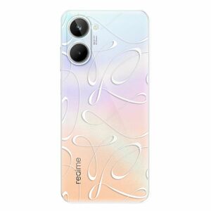 Odolné silikonové pouzdro iSaprio - Fancy - white - Realme 10 obraz