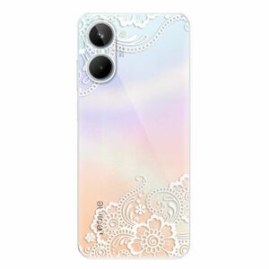 Odolné silikonové pouzdro iSaprio - White Lace 02 - Realme 10 obraz