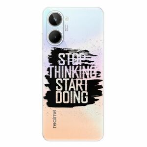 Odolné silikonové pouzdro iSaprio - Start Doing - black - Realme 10 obraz