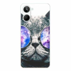 Odolné silikonové pouzdro iSaprio - Galaxy Cat - Realme 10 obraz