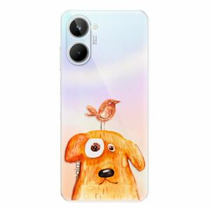 Odolné silikonové pouzdro iSaprio - Dog And Bird - Realme 10 obraz