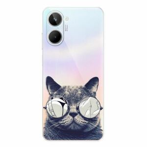 Odolné silikonové pouzdro iSaprio - Crazy Cat 01 - Realme 10 obraz