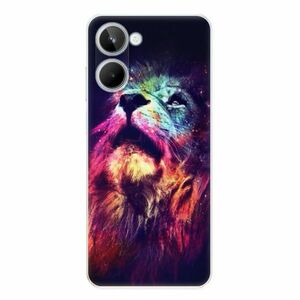 Odolné silikonové pouzdro iSaprio - Lion in Colors - Realme 10 obraz