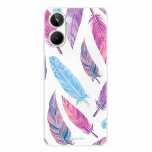 Odolné silikonové pouzdro iSaprio - Feather Pattern 10 - Realme 10 obraz