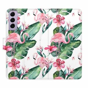 Flipové pouzdro iSaprio - Flamingos Pattern - Samsung Galaxy S22 5G obraz