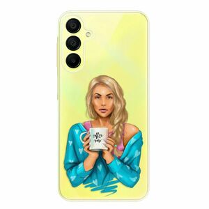 Odolné silikonové pouzdro iSaprio - Coffe Now - Blond - Samsung Galaxy A15 / A15 5G obraz