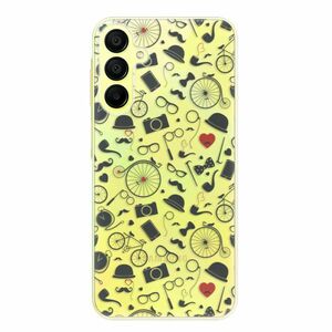 Odolné silikonové pouzdro iSaprio - Vintage Pattern 01 - black - Samsung Galaxy A15 / A15 5G obraz