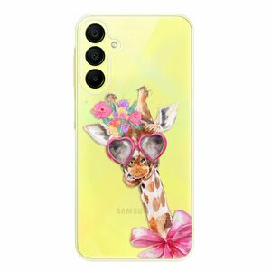 Odolné silikonové pouzdro iSaprio - Lady Giraffe - Samsung Galaxy A15 / A15 5G obraz