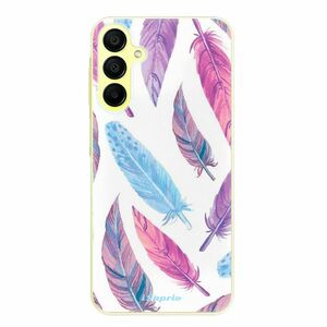 Odolné silikonové pouzdro iSaprio - Feather Pattern 10 - Samsung Galaxy A15 / A15 5G obraz