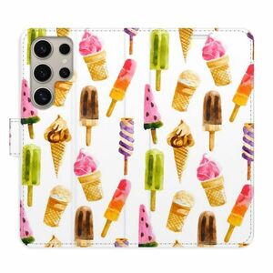 Flipové pouzdro iSaprio - Ice Cream Pattern - Samsung Galaxy S24 Ultra obraz