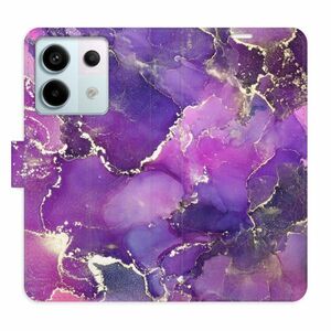 Flipové pouzdro iSaprio - Purple Marble - Xiaomi Redmi Note 13 Pro 5G / Poco X6 5G obraz