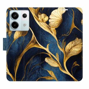 Flipové pouzdro iSaprio - GoldBlue - Xiaomi Redmi Note 13 Pro 5G / Poco X6 5G obraz