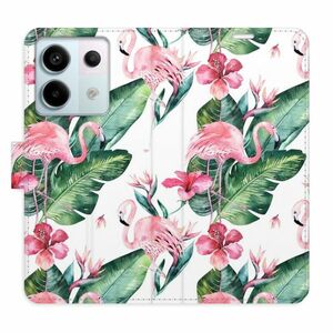 Flipové pouzdro iSaprio - Flamingos Pattern - Xiaomi Redmi Note 13 Pro 5G / Poco X6 5G obraz