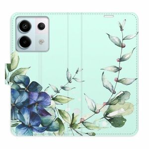 Flipové pouzdro iSaprio - Blue Flowers - Xiaomi Redmi Note 13 Pro 5G / Poco X6 5G obraz