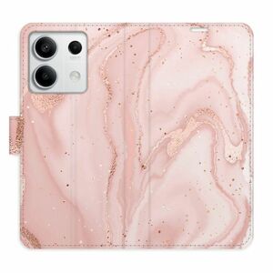 Flipové pouzdro iSaprio - RoseGold Marble - Xiaomi Redmi Note 13 5G obraz