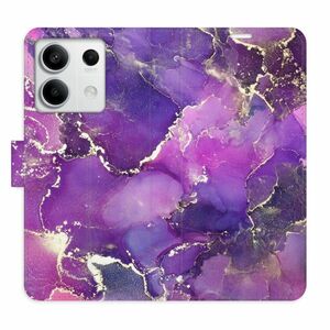 Flipové pouzdro iSaprio - Purple Marble - Xiaomi Redmi Note 13 5G obraz